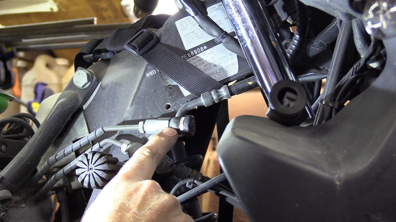 BMW R1150RT Brake Line Install DIY