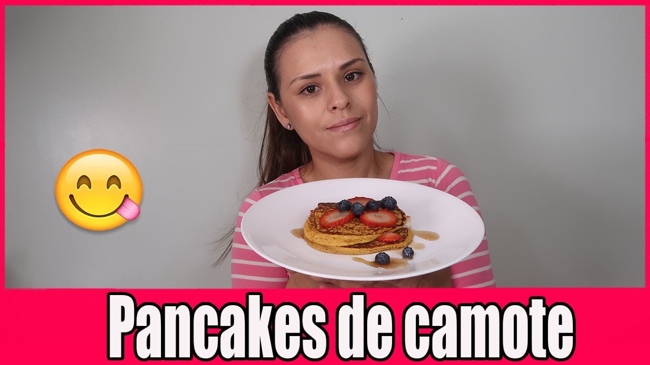 Como hacer Pancakes de camote