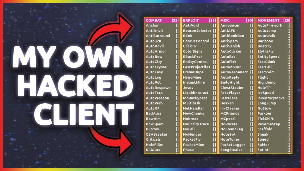 K-HACK THE BEST HACKED CLIENT FOR MINECRAFT | I MADE MY OWN HACKED CLIENT FOR MINECRAFT | DOWNLOAD