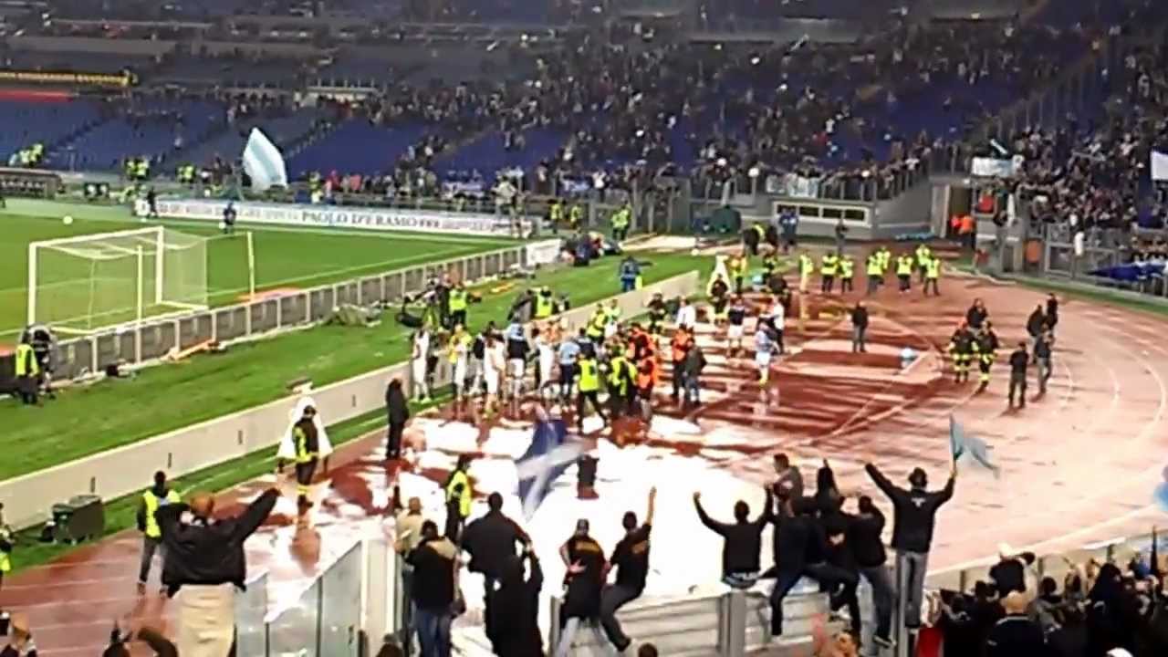 Lazio Roma Curva Nord - Dopo partita 11 Novembre 2012
