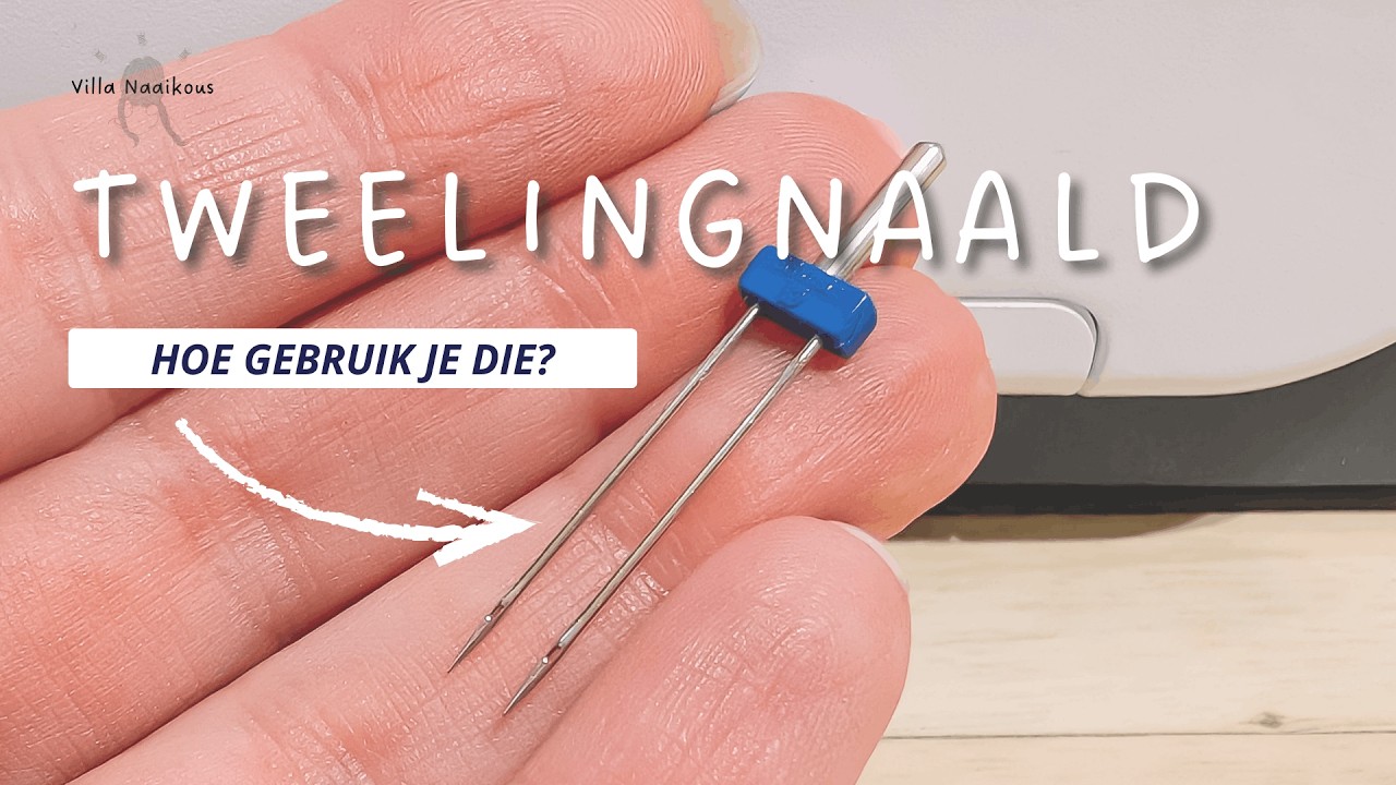 Naaien met een tweelingnaald Zo maak je een perfecte zoom in tricot!