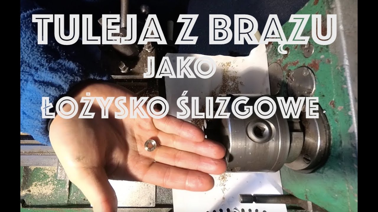 Łożysko ślizgowe z brązu - naprawa szlifierki kątowej