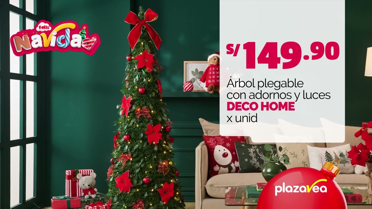 &iexcl;Lleva a tu hogar la magia de la Navidad! ✨🎄🎅 Todo lo que necesitas en plazaVea y plazaVea.com.pe