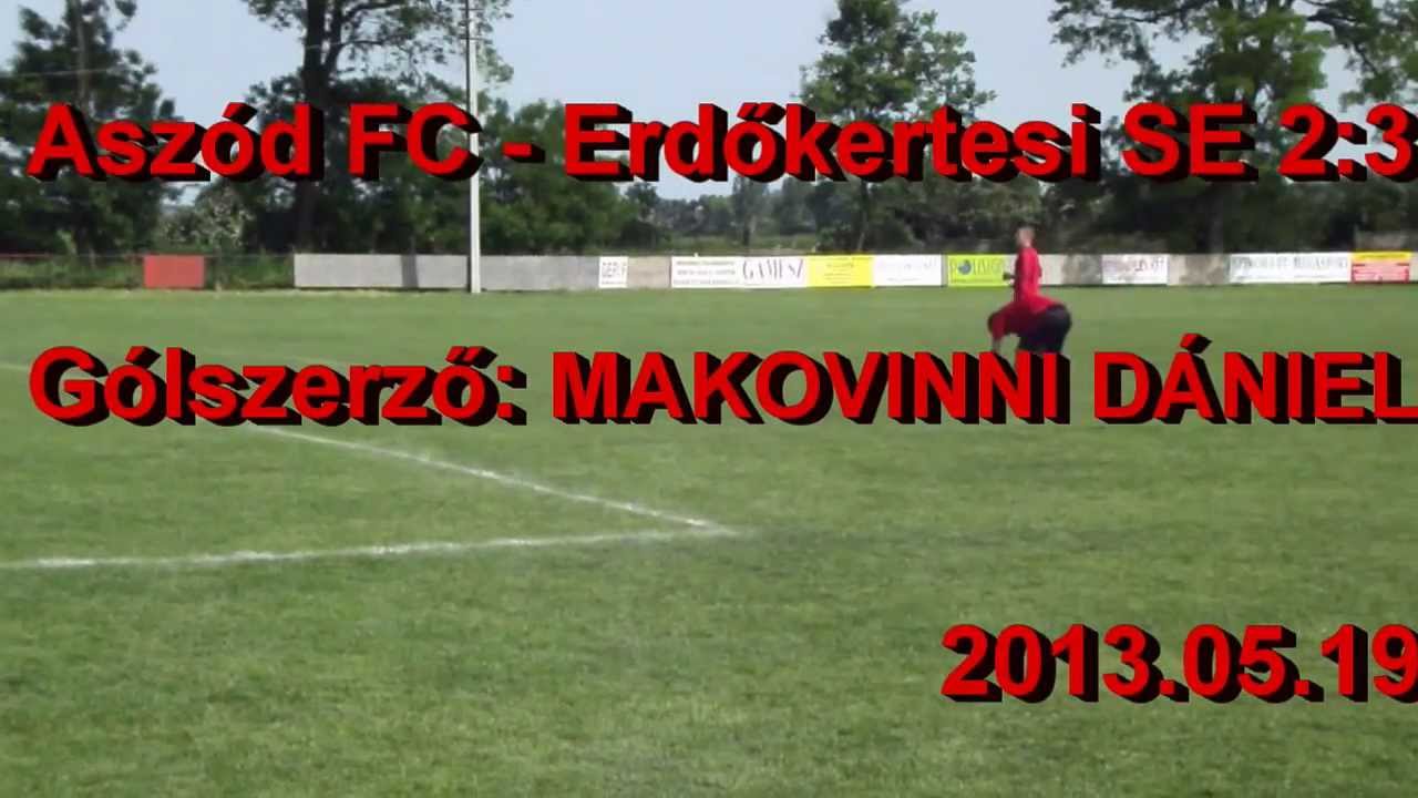 Asz&oacute;d FC - Erdőkertesi SE 2:3 U19 2013.05.19 HD