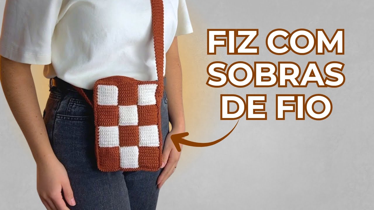 BOLSA DE CROCHÊ LINDA E RÁPIDA DE FAZER: PASSO A PASSO COMPLETO