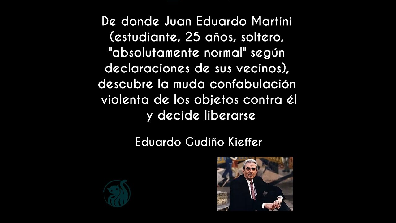 De donde Juan Eduardo Martini (estudiante, 25 años... - Eduardo Gudiño Kieffer