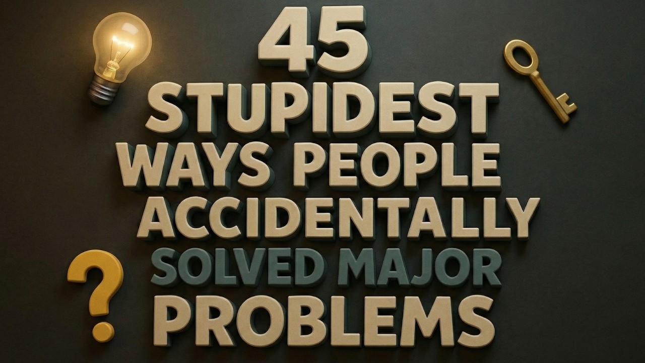 45 Stupidest Ways People Accidentally Solved Major Problems