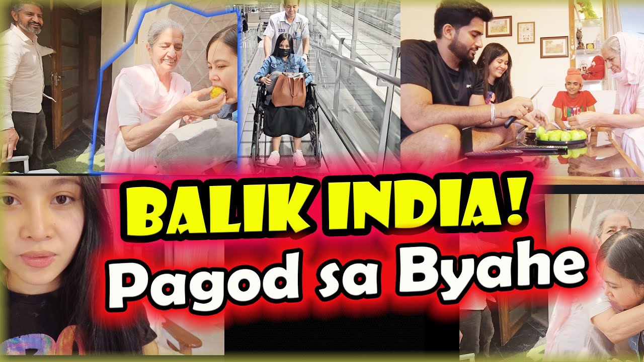 Balik India! ✈️ // Nag Manas ang Buntis! // Filipino Indian Vlog
