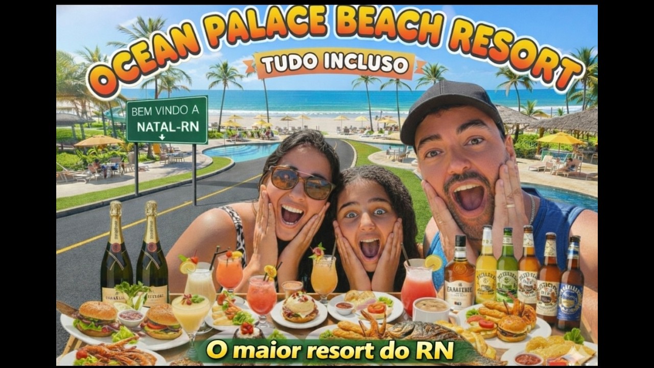 🔴 AO VIVO ATÉ NATAL | OCEAN PALACE BEACH RESORT 🏝️