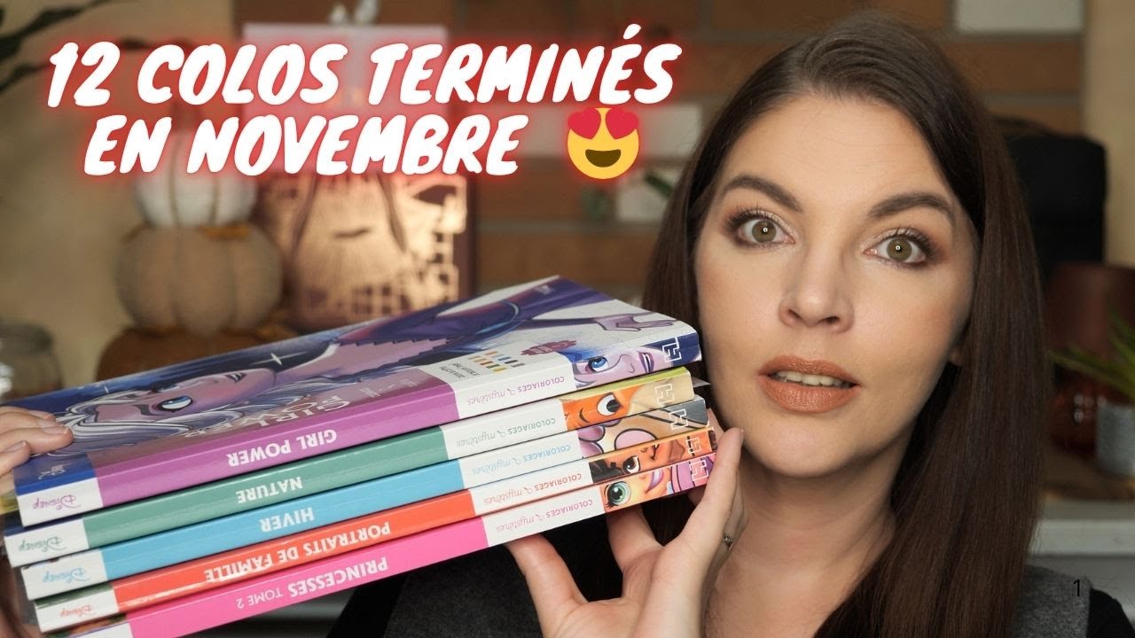 Mes colos terminés en Novembre 2025 (Mon premier mois 😍)