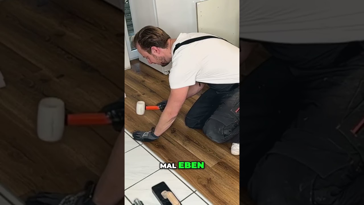 Hammer-Trick: Vinylboden-Paneele butterweich & perfekt verlegen!