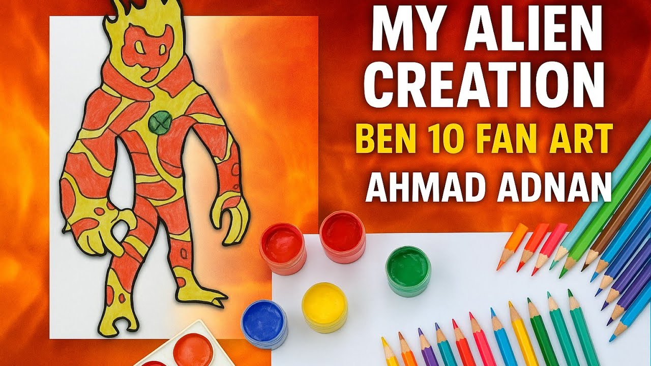 Ahmad Adnan's Ben 10 Alien Drawing | Fan Art Showcase