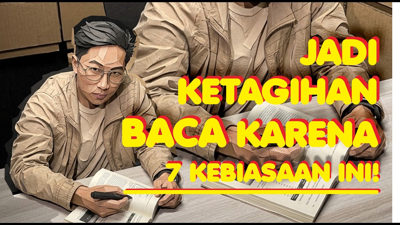 Minimal Ketagihan Baca Buku | Lakukan 7 Kebiasaan ini!