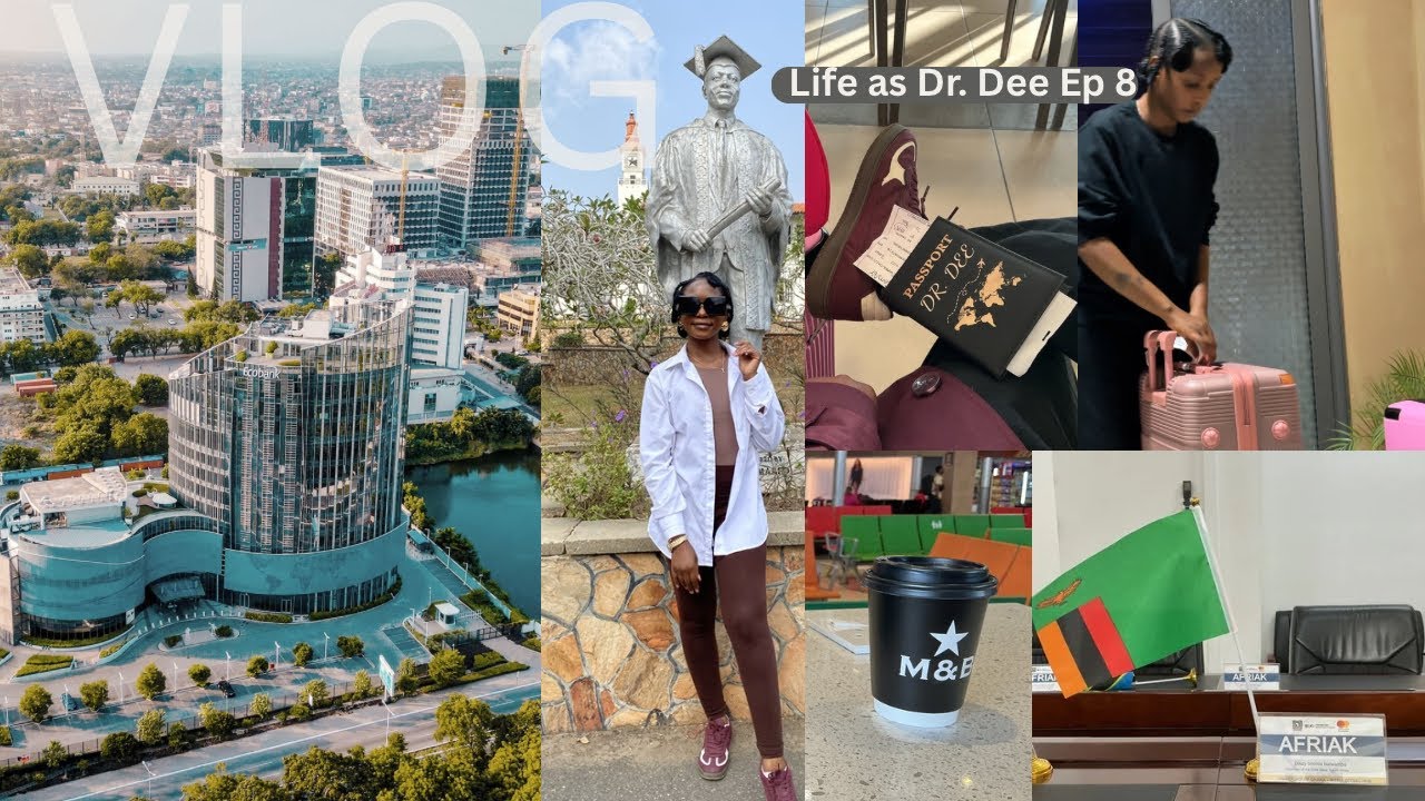Life as Dr. Dee Ep8 |FLYING TO GHANA FOR THE FIRST TIME #zambianyoutuber #ghana #travelvlog #postdoc