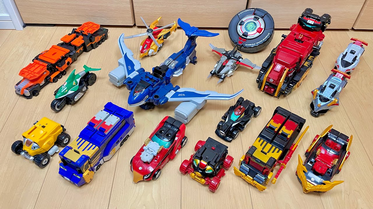 【PowerRangers RPM All Megazord】最高傑作⁉️炎神戦隊ゴーオンジャーの全DXロボで遊んでみた