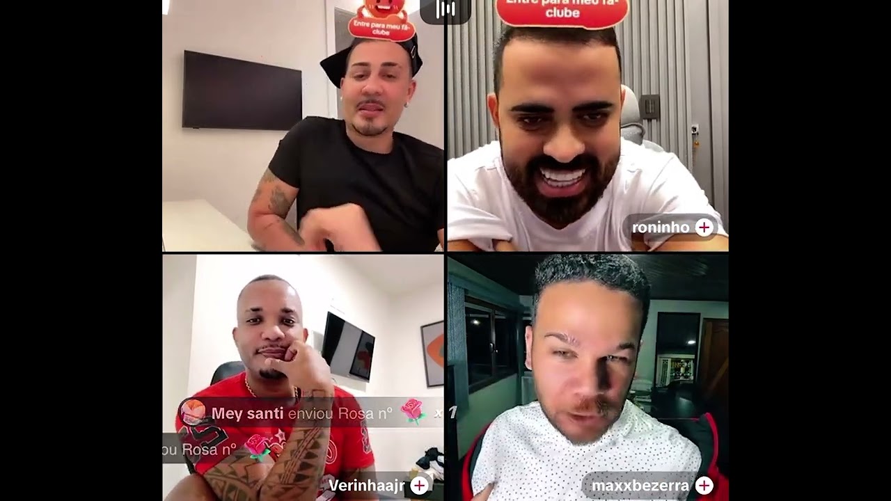 RONINHO CHAMA MAX BEZERRA PRA CONVERSAR COM CARLINHOS MAIA EM LIVE #carlinhosmaia
