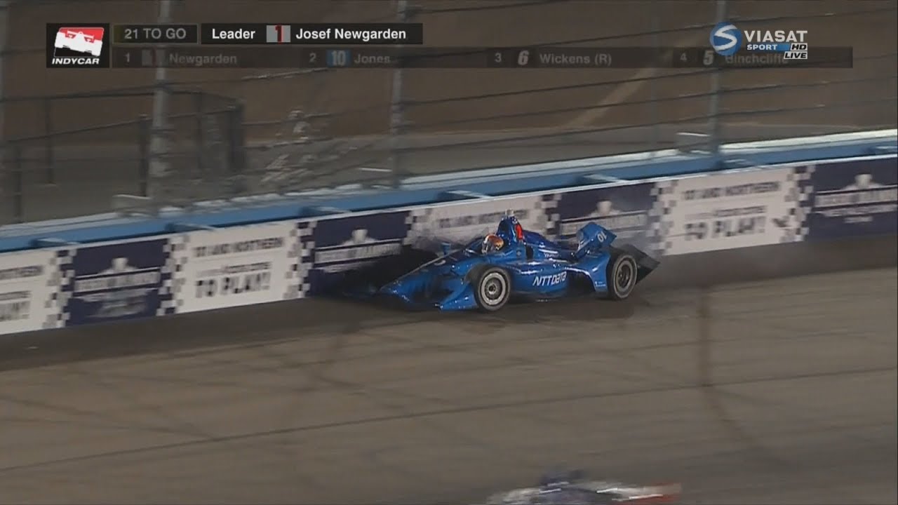 IndyCar Series 2018. Phoenix Grand Prix. Ed Jones Crash