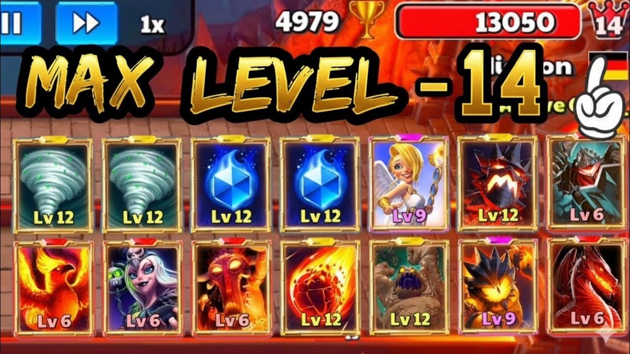 Fight Against Maximum Castle 14 Players! Castle Crush 