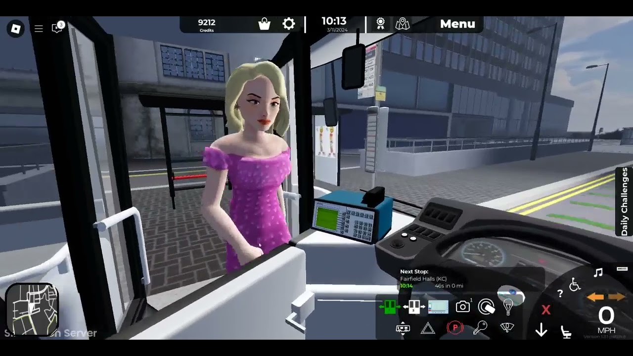 (RAW FOOTAGE) Completing a full journey on the Roblox Croydon route 60 from SCBG to THP