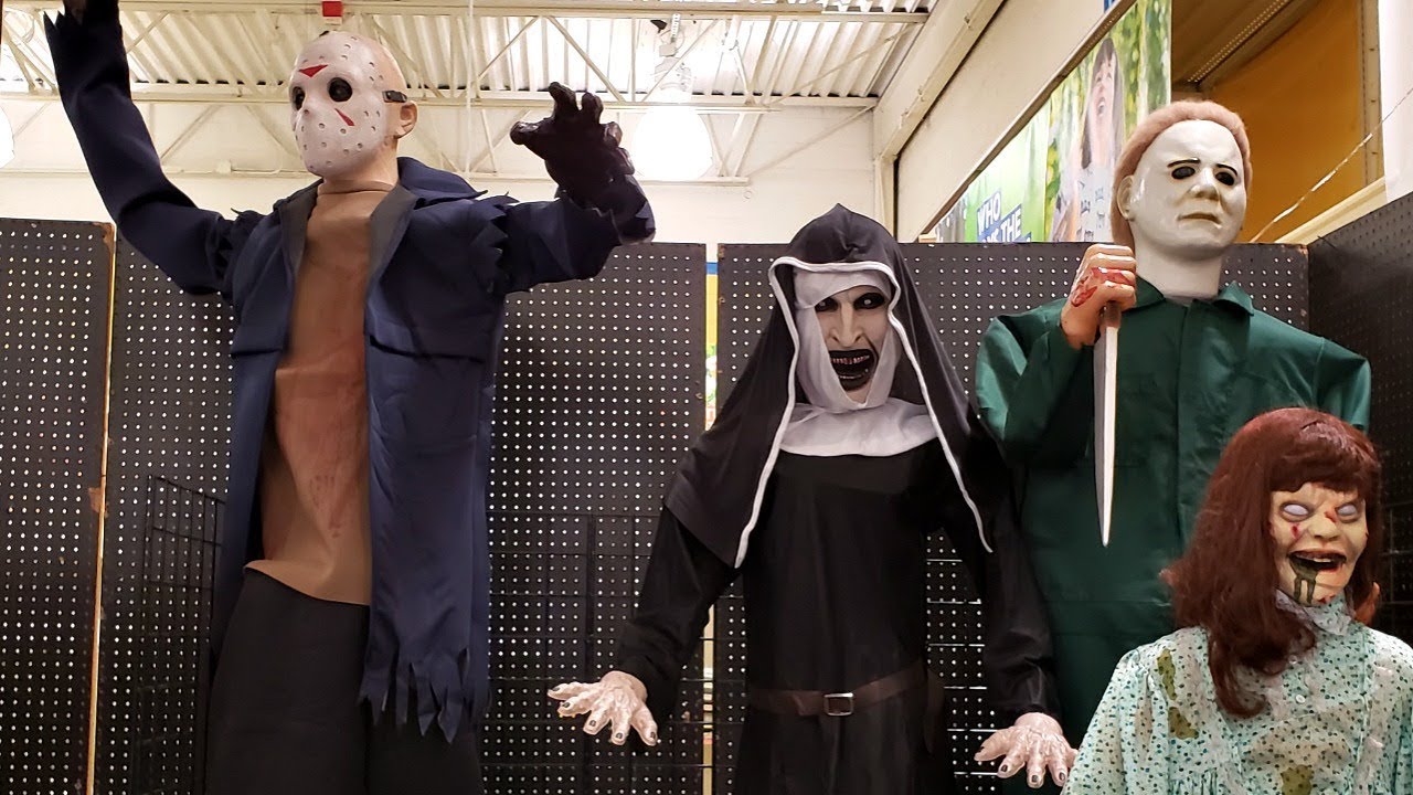 HALLOWEEN CITY JASON VOORHEES MICHAEL MYERS ANIMATRONICS 2018