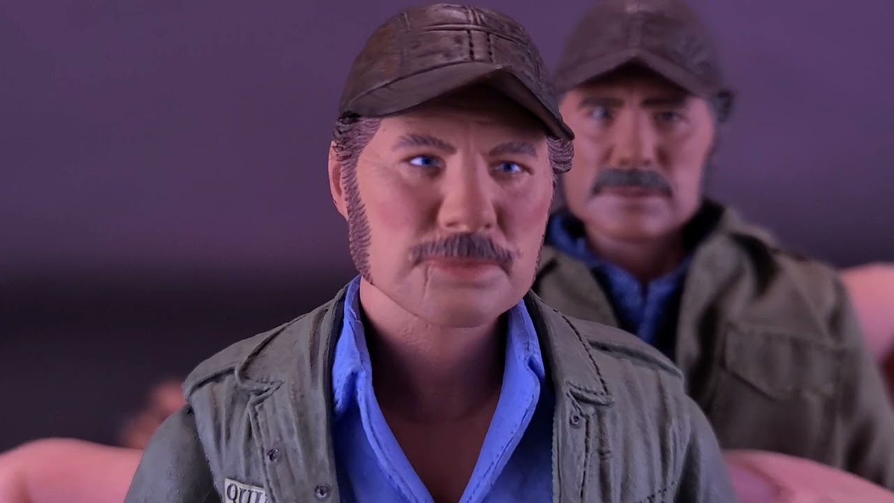 NECA Toys Jaws 50th Anniversary Ultimate Sam Quint Action Figure Review | @The Review Spot