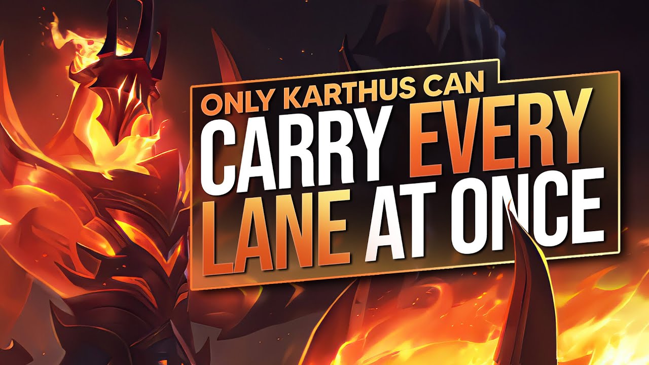 CARRYING ALL 3 LANES AT ONCE... ONLY KARTHUS CAN DO THIS