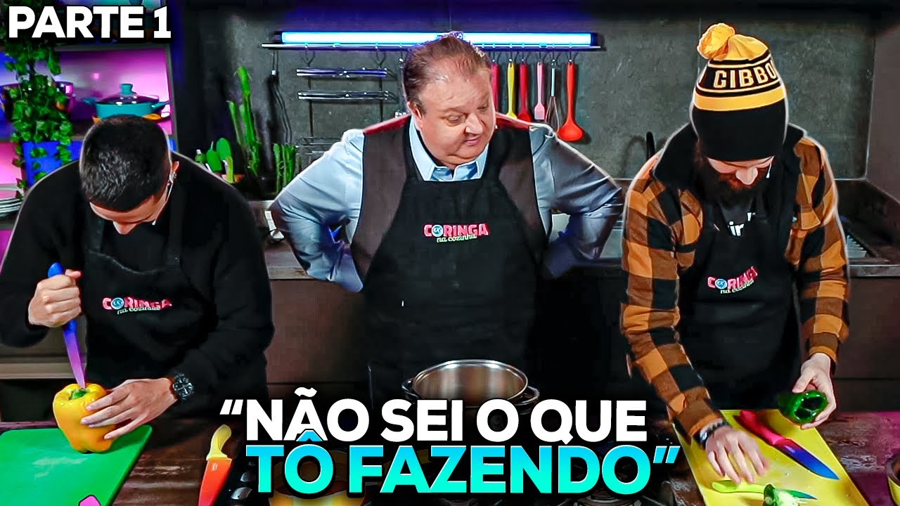 CHEFE JACQUIN COZINHANDO COM CORINGA E DAFANTE ! CORINGA NA COZINHA PARTE 1!