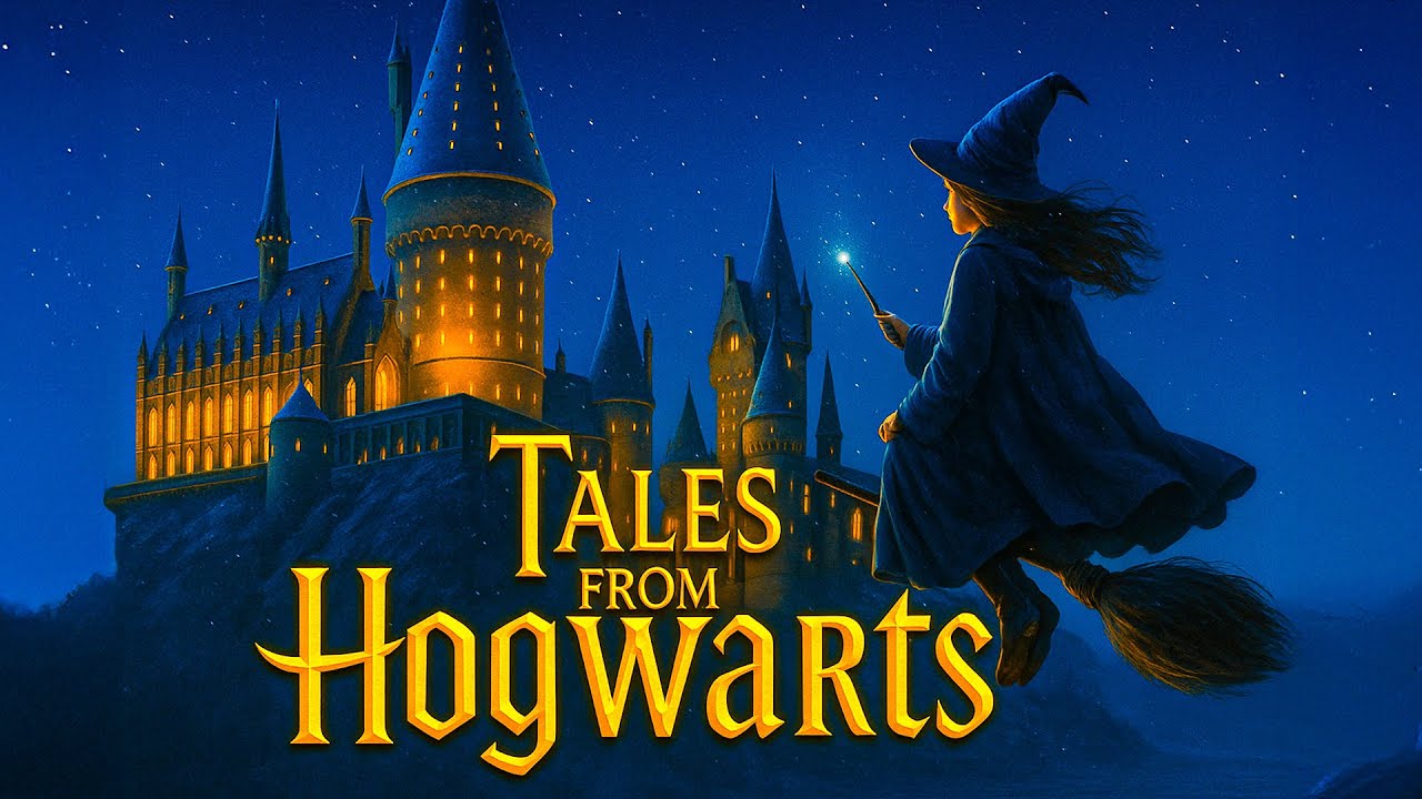 The Tower Watchers: Quiet Nights Over Hogwarts | Harry Potter ASMR for Sleep