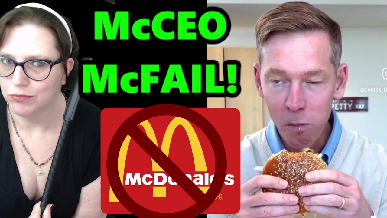 Генеральный директор McDonald's РАЗГРОМЛЕН! Провал вирусного видео Big Arch!