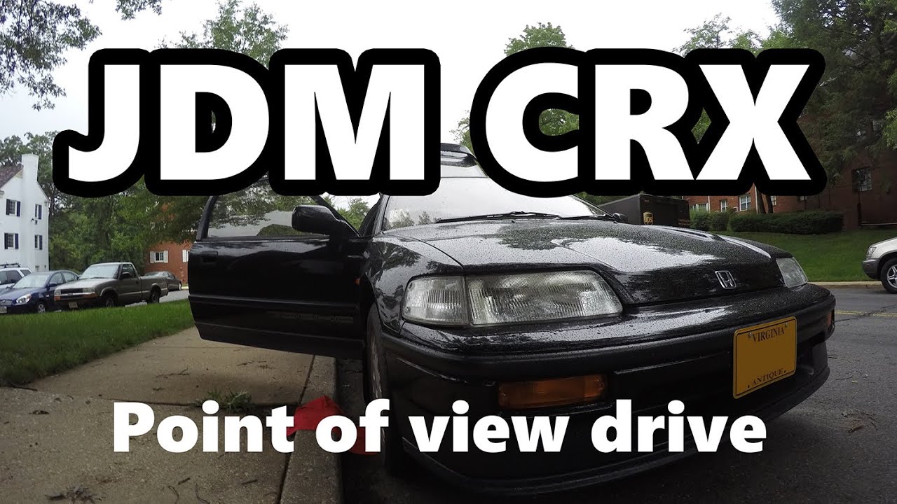 1988 Honda CRX JDM P.O.V. Drive