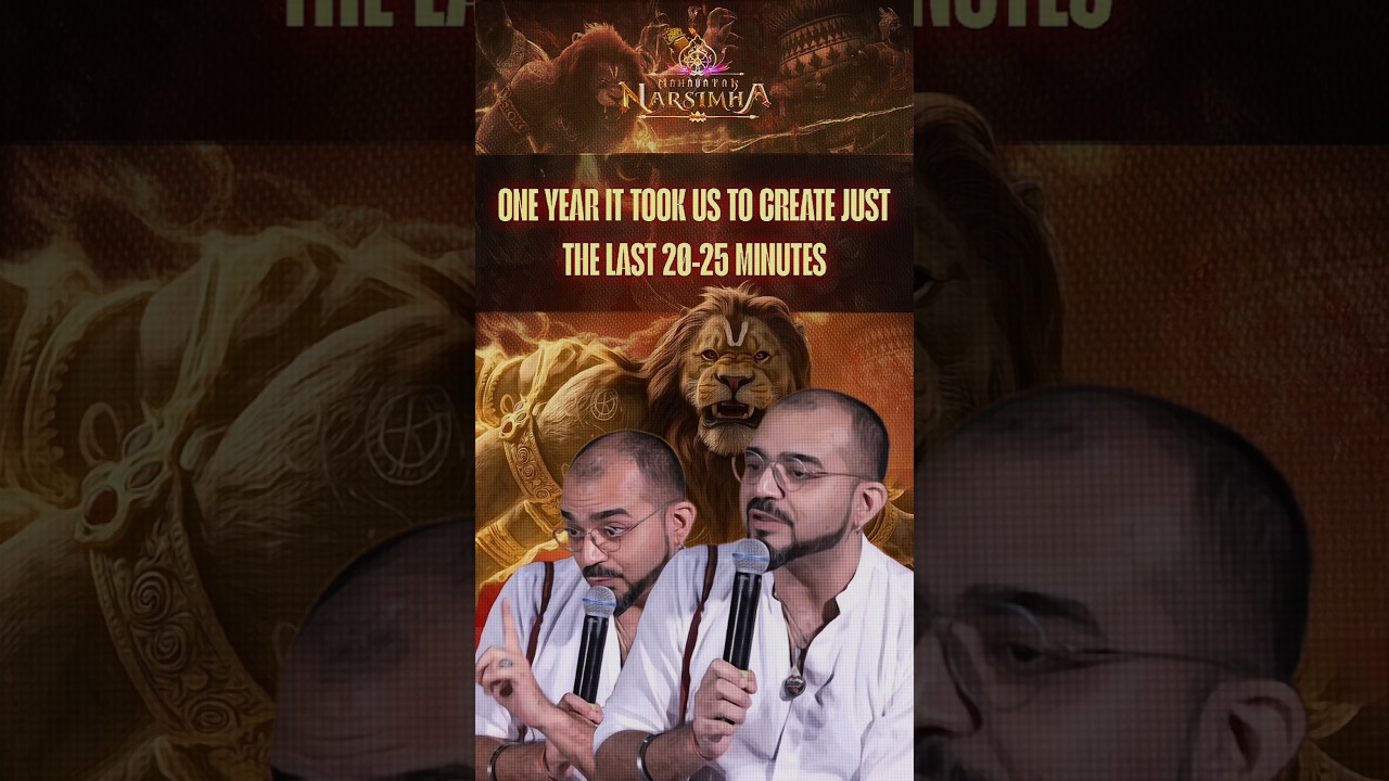 Mahavatar Narsimha’s Narsimha Avatar Took 1 Year to Build! 😲🔥 | Ashwin Kumar