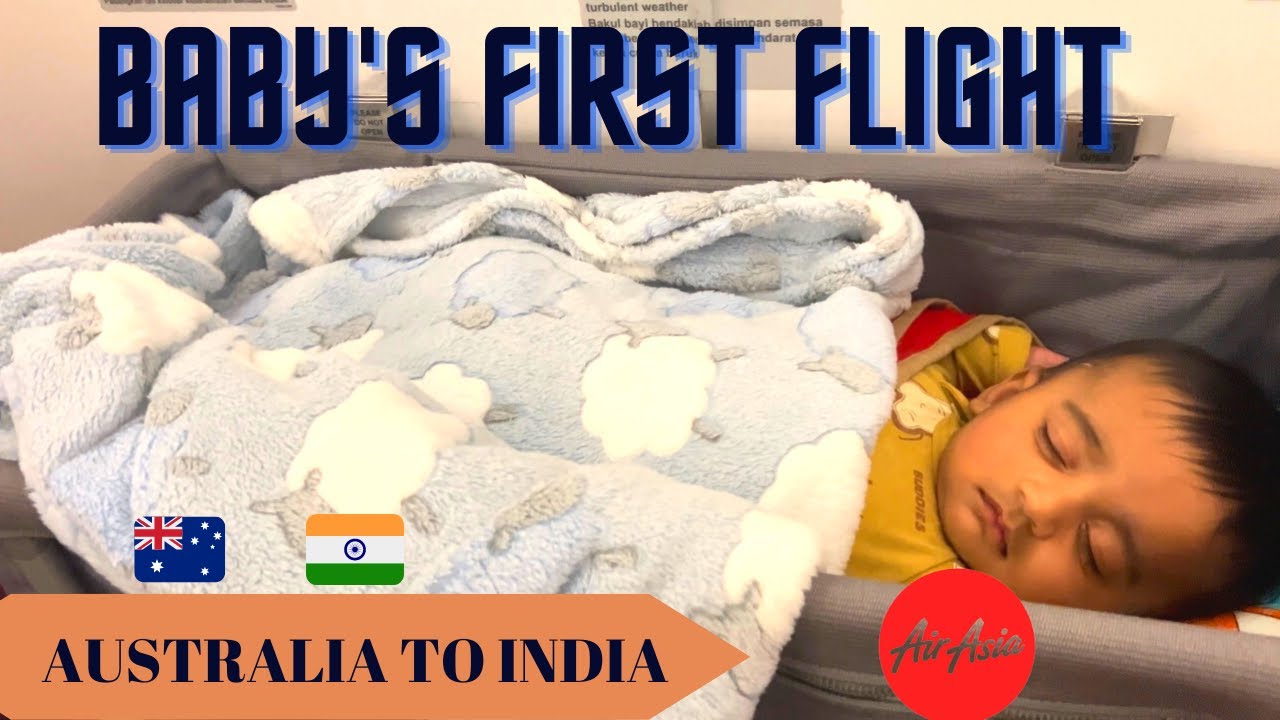 Flying with our 3 months old baby | Baby&rsquo;s first Flight | AirAsia