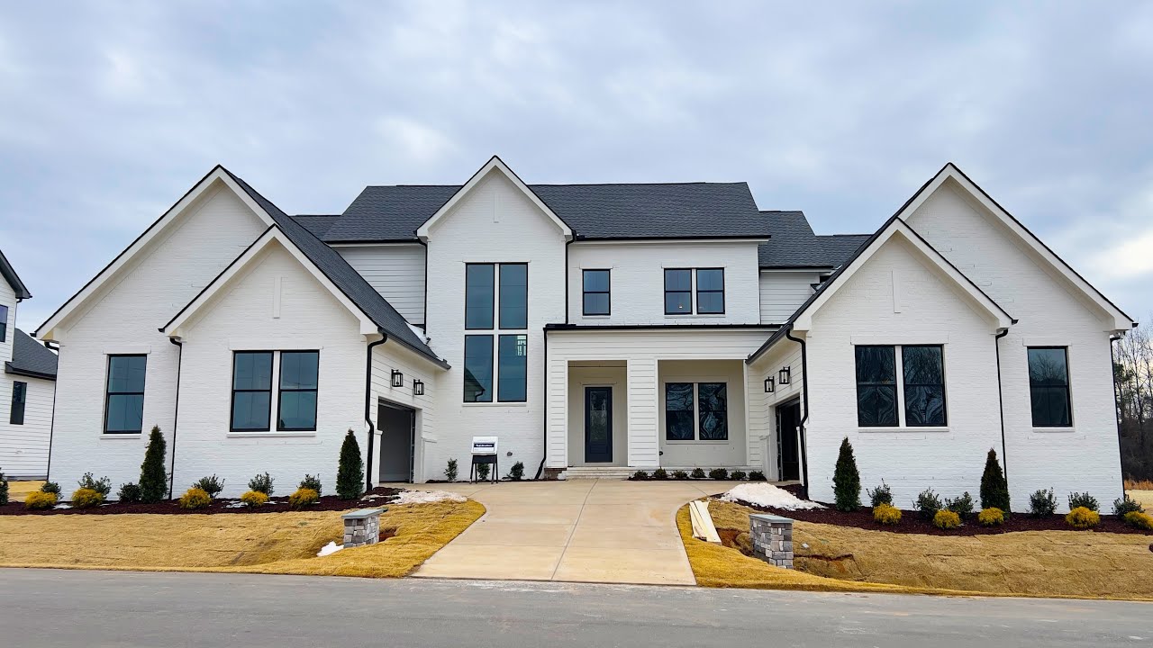 Inside This Stunning New Construction Luxury Empty House Tour | 4 Cars | Over 5,200 Sq ft