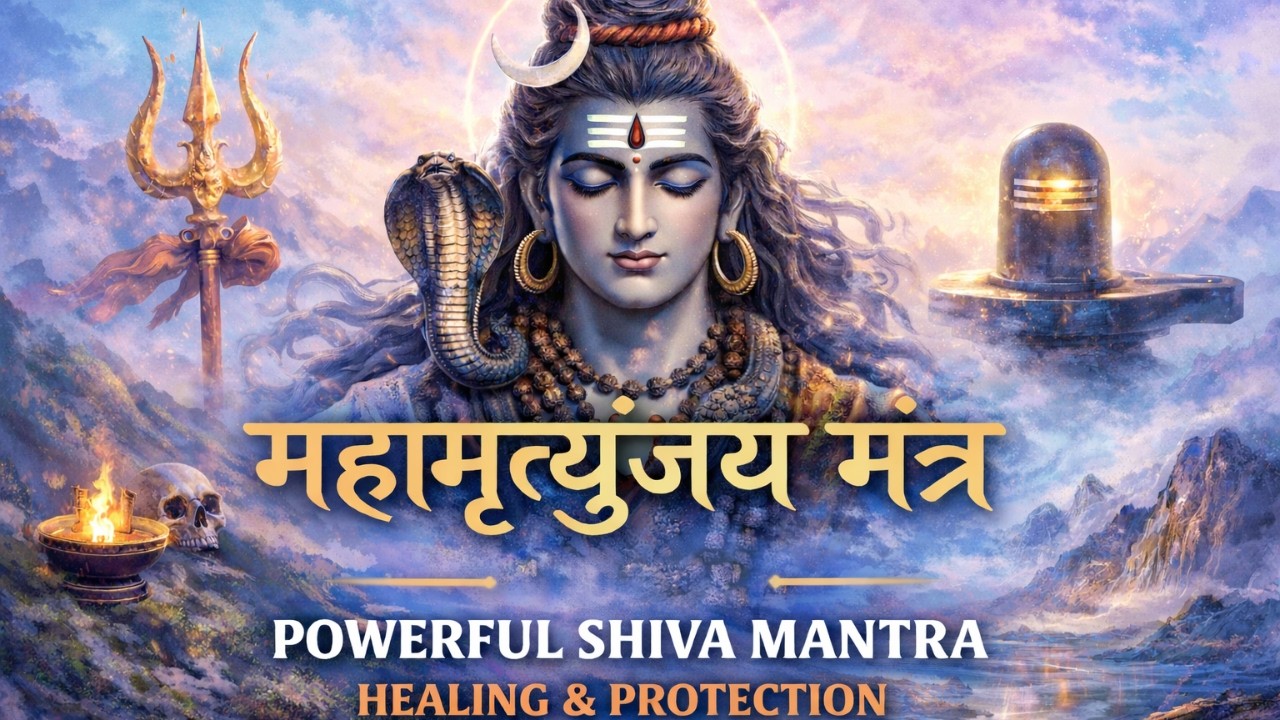 महामृत्युंजय मंत्र | Maha Mrityunjaya Mantra 1 Hour | Powerful Shiva Mantra for Protection & Healing