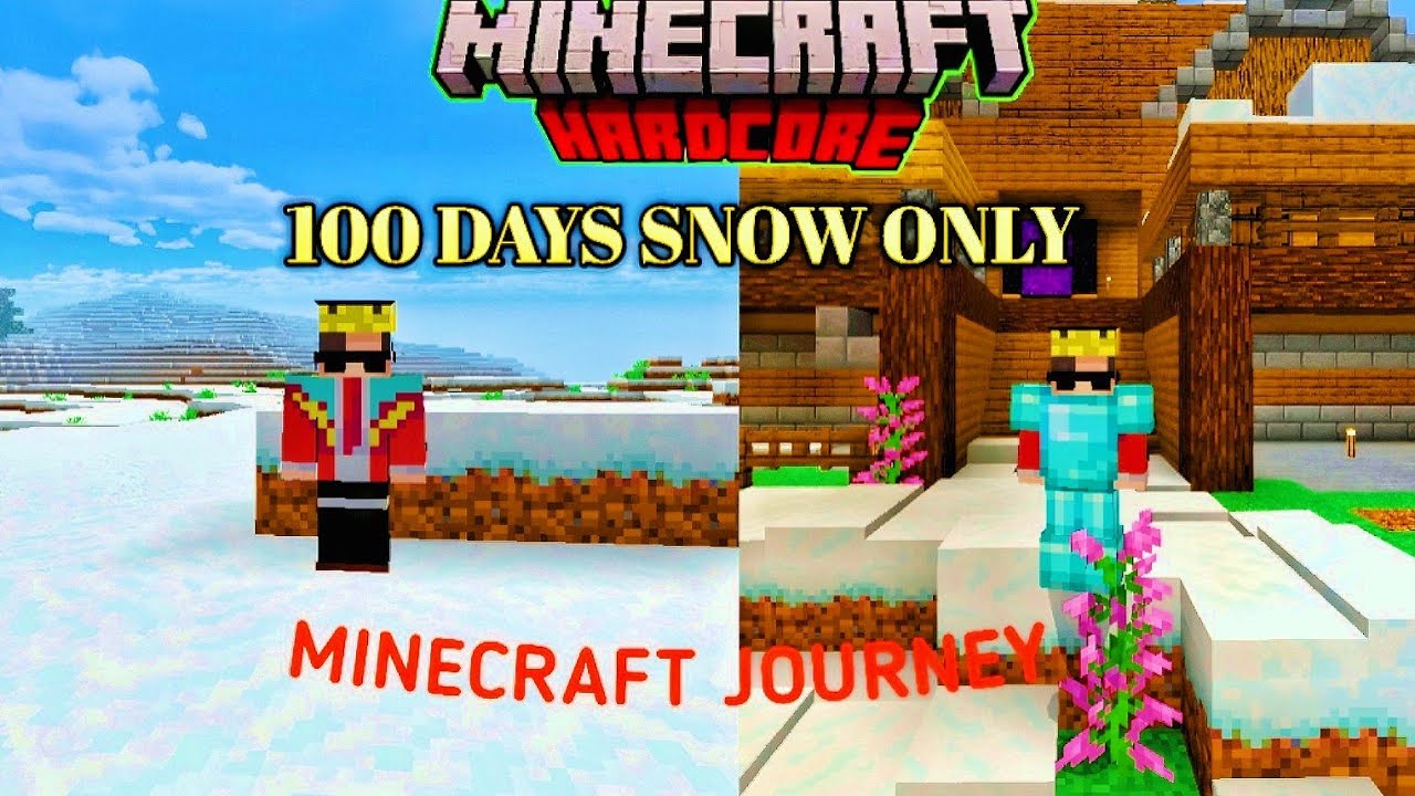 "Minecraft Hardcore Snow Mein SURVIVAL Impossible Tha!"(HINDI)