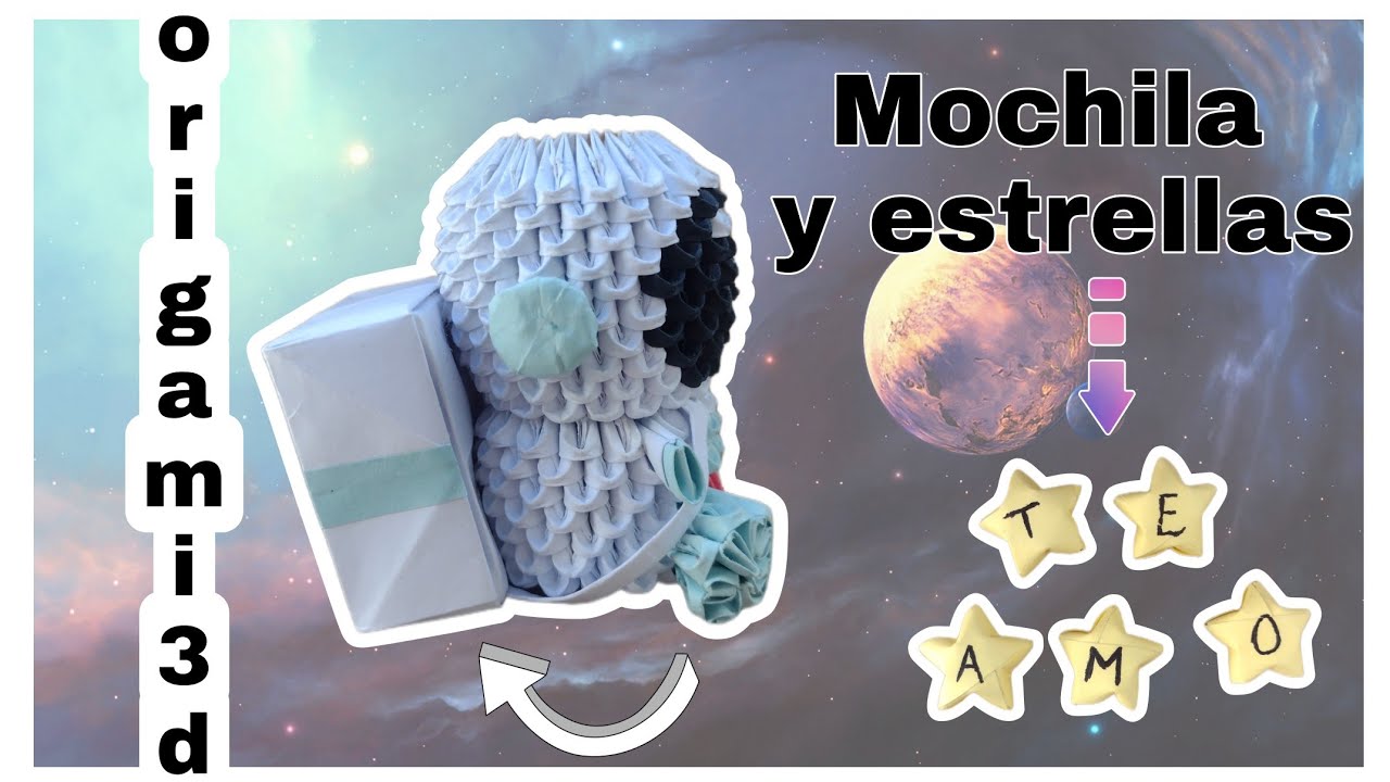 Tutorial de mochila y estrellitas de el Astronauta ✨🌌 | Carol Sandoval