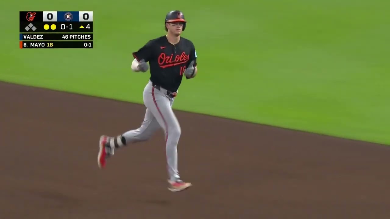 Coby Mayo's 5th home run of the 2025 season