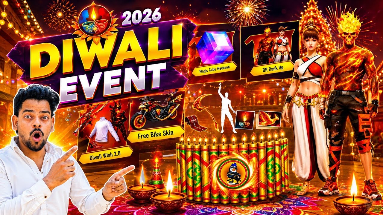 How To Get Free Bundle & Free Magic Cube & Free All Rewards Diwali Event 2025🎁 | Ff Upcoming Events🎁