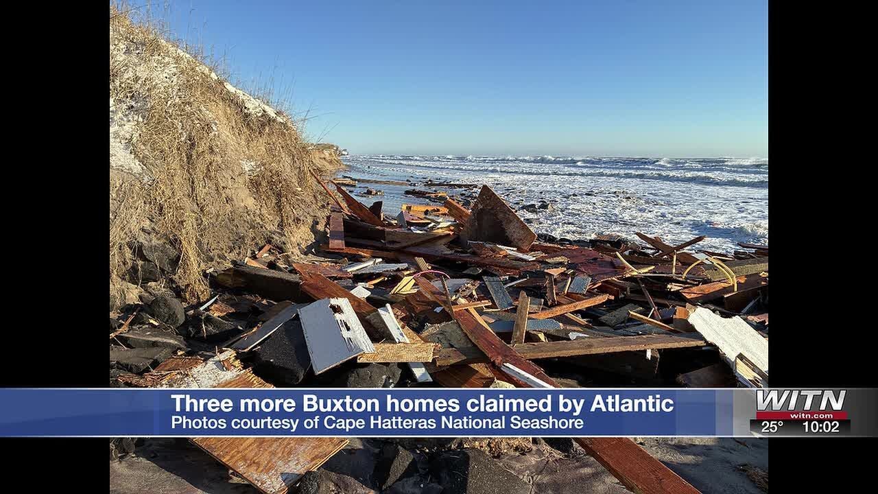10AM: UPDATE: Three more homes in Buxton collapse since Sunday