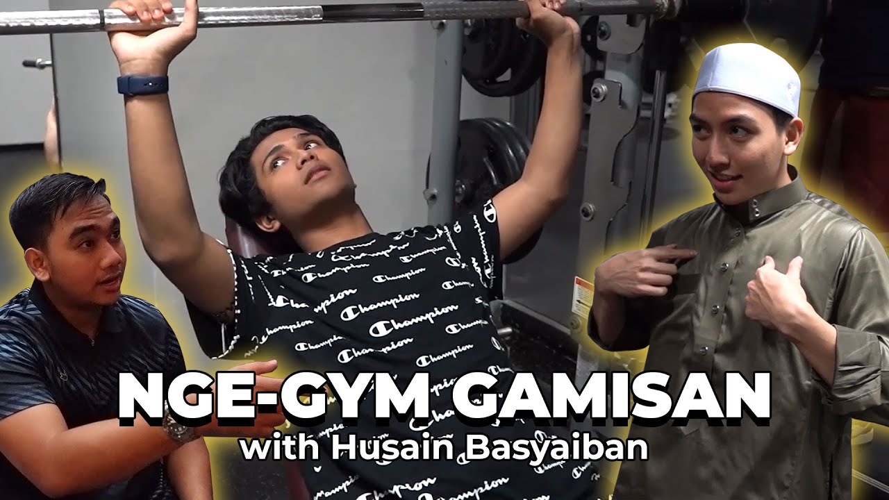 NGE GYM PAKE GAMIS!!! Bareng Husain