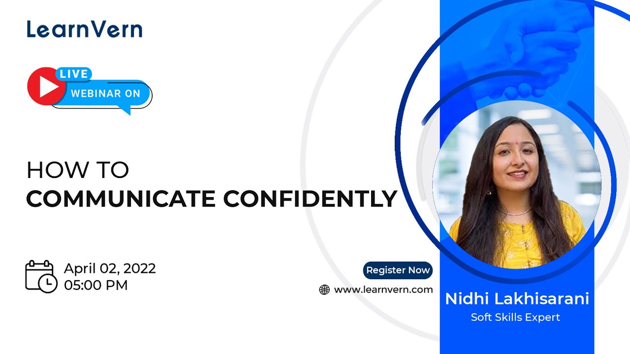 Webinar on How to Communicate Confidently