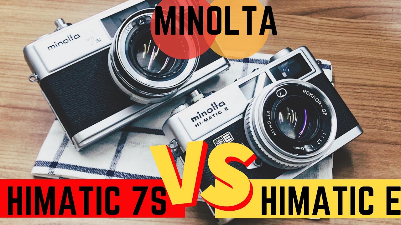 รีวิว เปรียบเทียบกล้องฟิล์ม Minolta himatic 7s VS himatic E