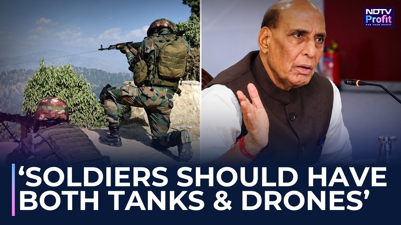 'Modern Warfare Is Changing Rapidly': Rajnath Singh On Drones, Missiles & Tanks