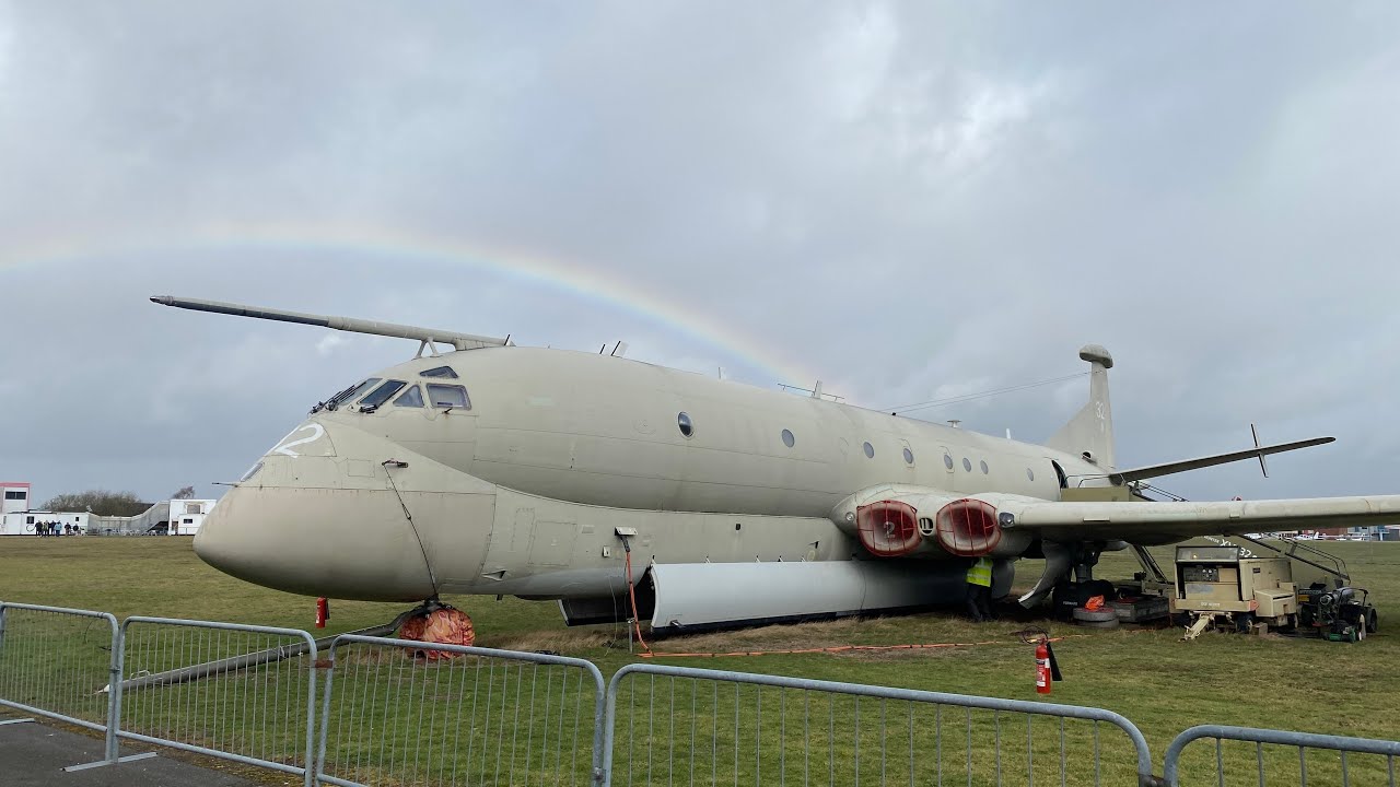 Hawker siddeley Nimrod engine run