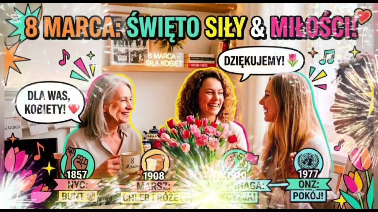 MANIFEST MARZEŃ (Hymn 8 Marca) – Siła Kobiet, Historia i Życzenia (Official Pop Track)#kubamuza 