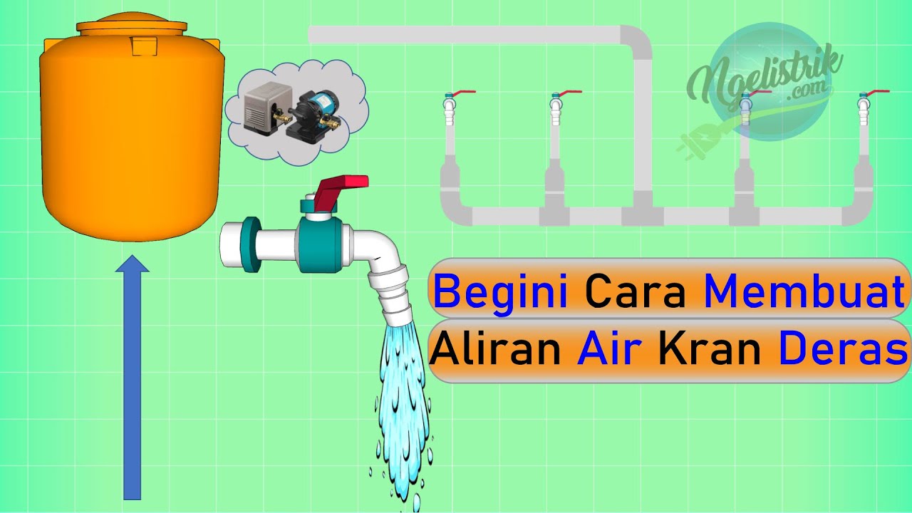 (Q&A) Cara Membuat Aliran Air Kran Deras