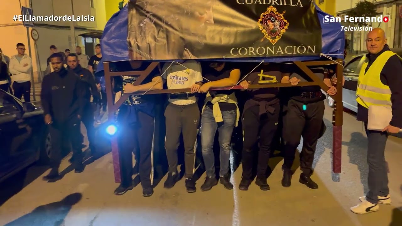 Primer ensayo de la cuadrilla del señor de Coronación de Espinas y Ntra. Sra. de la Candelaria 2025