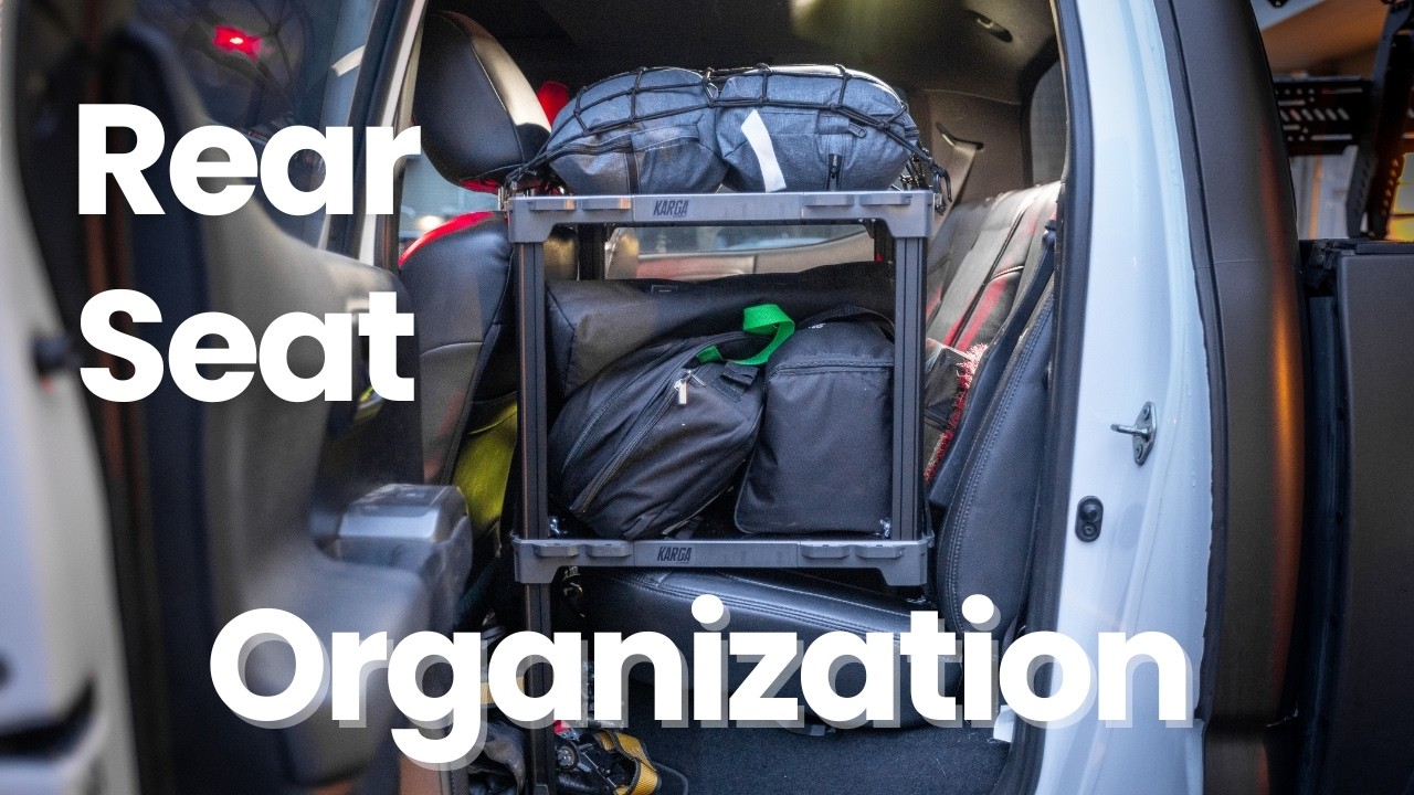 Overview: 63 industries KARGA. Affordable Modular Rear Seat Organization