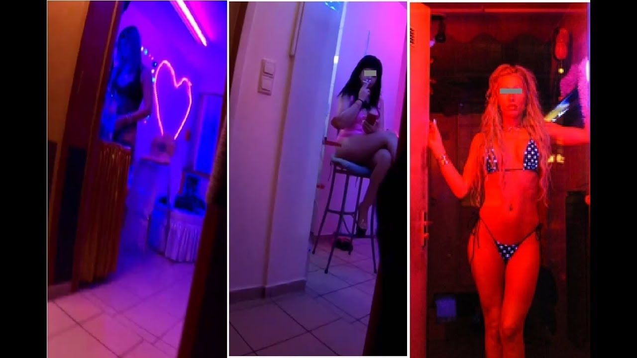 Frankfurt RED LIGHT DISTRICT in BREITE GASSE (Walking through part1)