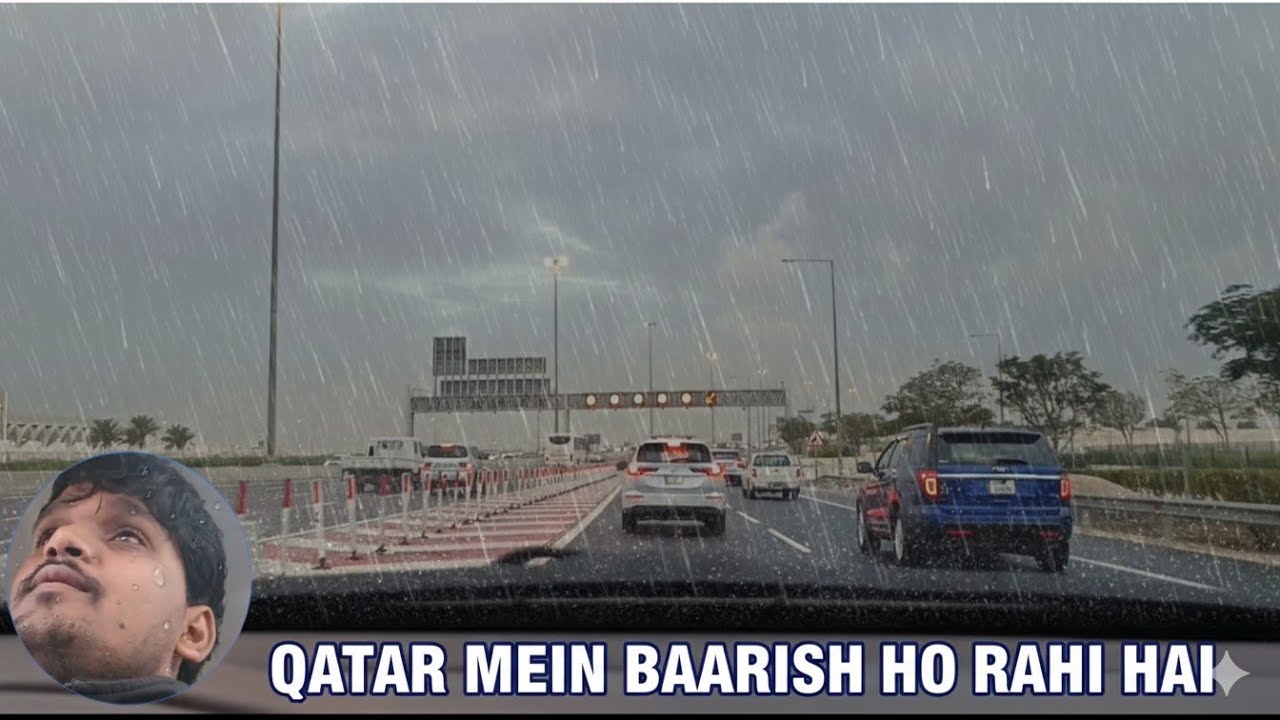 Qatar Mein Subah Subah Zabardast Baarish! 🌧️#dailyvlog 